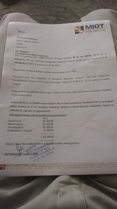 Usharani_Medical Bill reports