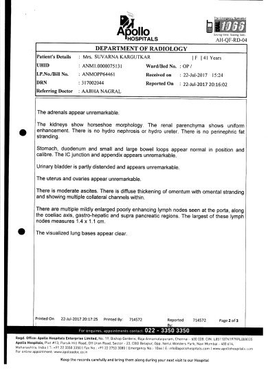 Hospital Letter