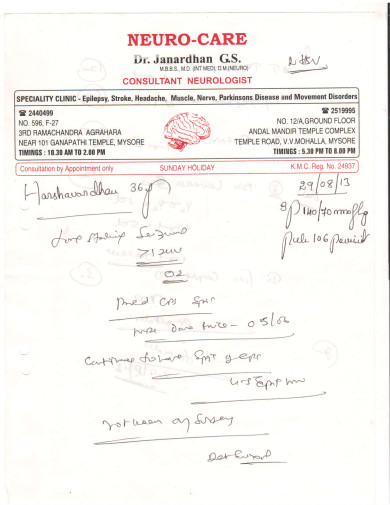 My epilepsy treatment proof