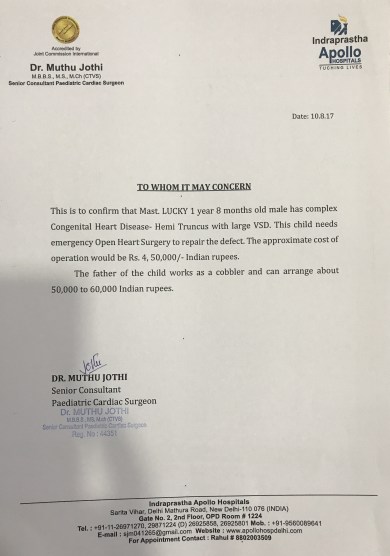 Estimation Letter