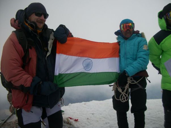 Jaahnavi on the Top of Mt. Elbrus Jaahnavi on the Top of Mt. Elbrus