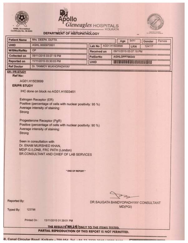 ER/PR Report ER/PR Report