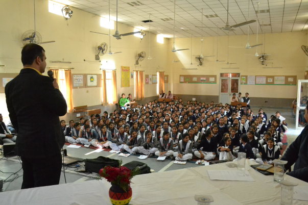 Seminar at Govt Sarvodaya Kanya Vidyalaya, Ranhaula, Delhi 26/11/2016