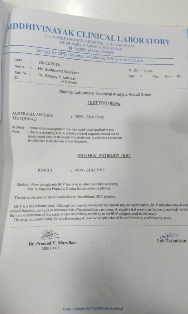 HBsAG test