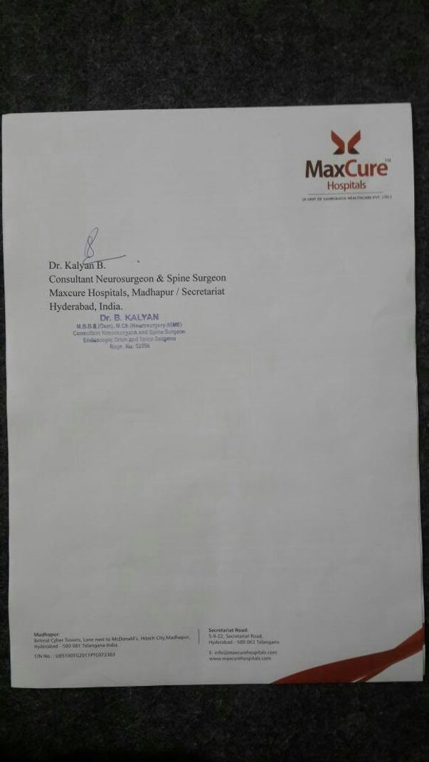 Doctor's Letter