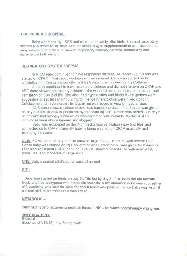 Treatment summary 2