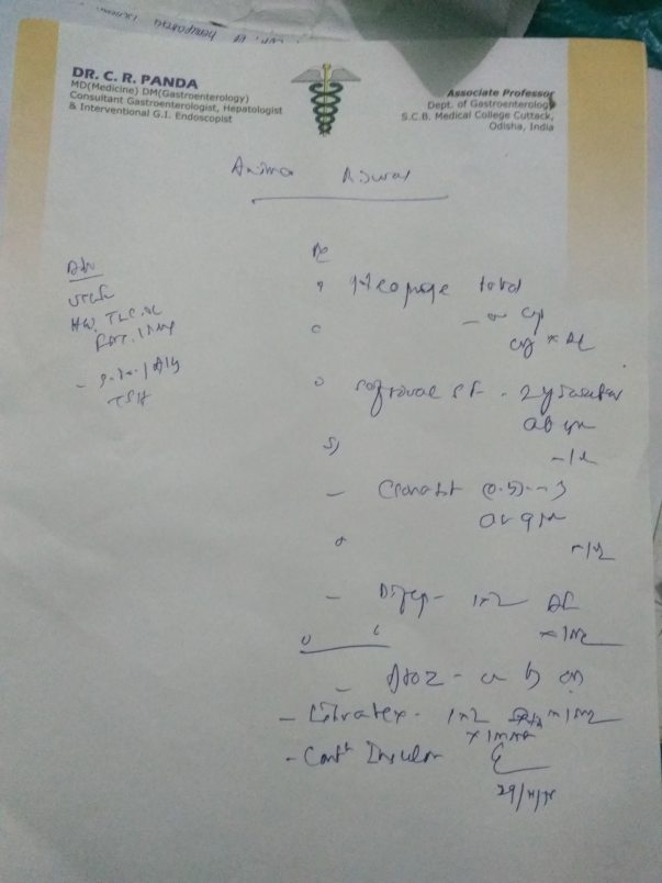 Gastroenterology Dr prescription 1