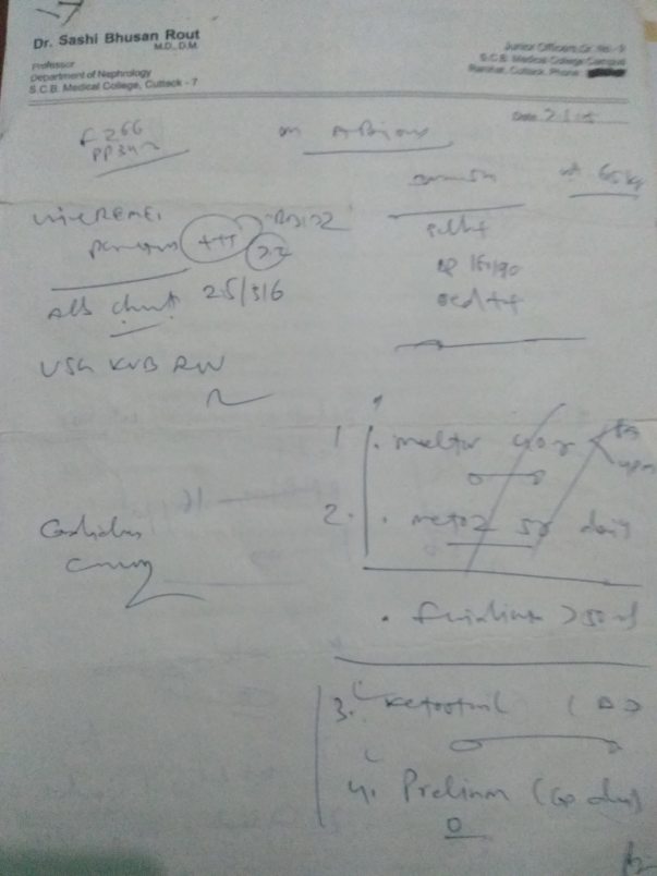 Nephrology Dr prescription 1