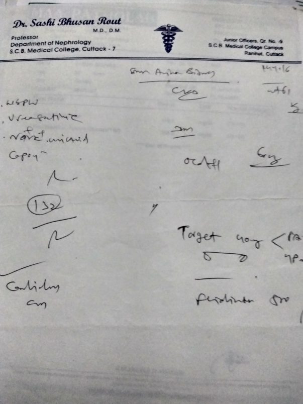 Nephrology Dr prescription 2