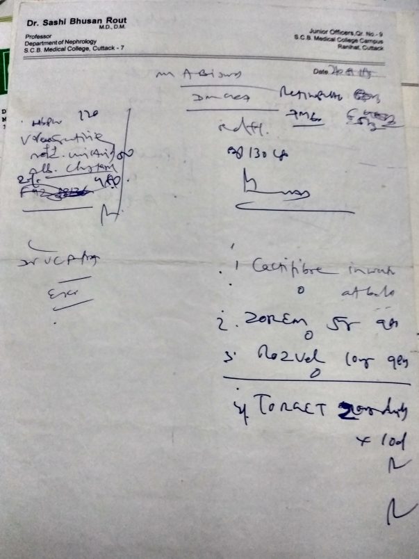 Nephrology Dr prescription 4