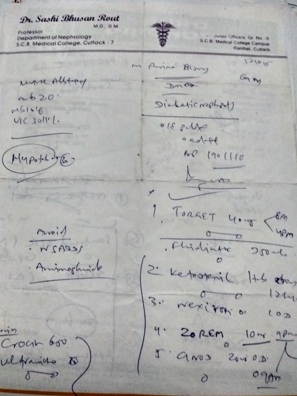Nephrology Dr prescription 5