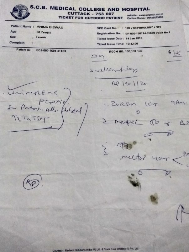 Nephrology Dr prescription 2