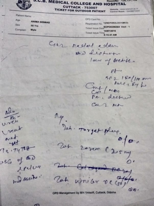 Nephrology Dr prescription 3