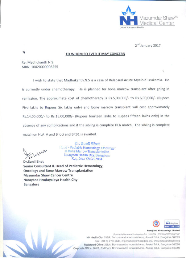 Estimation letter
