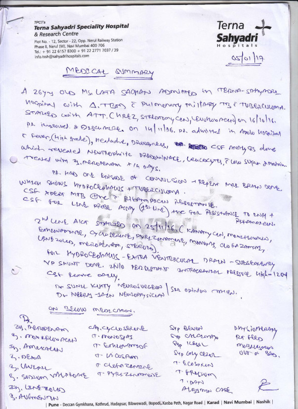 Medical Summary