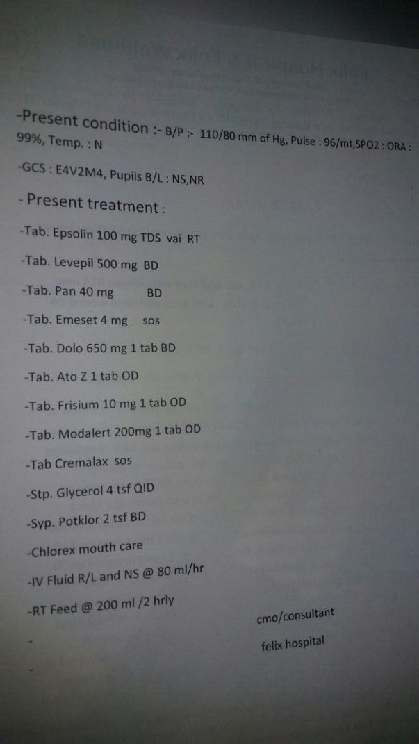 Present Condition Report