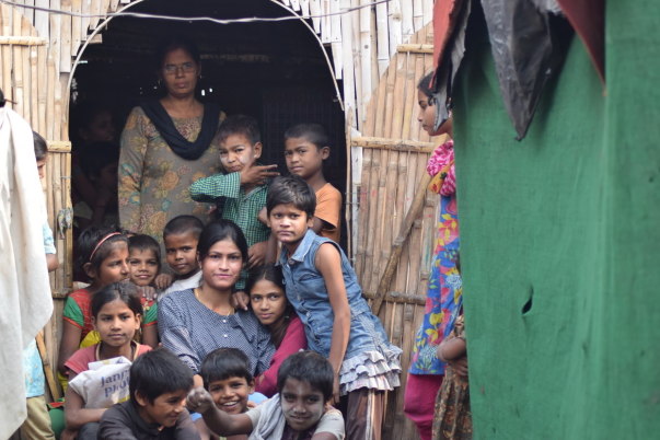 Kalyani shukla with students and teacher
