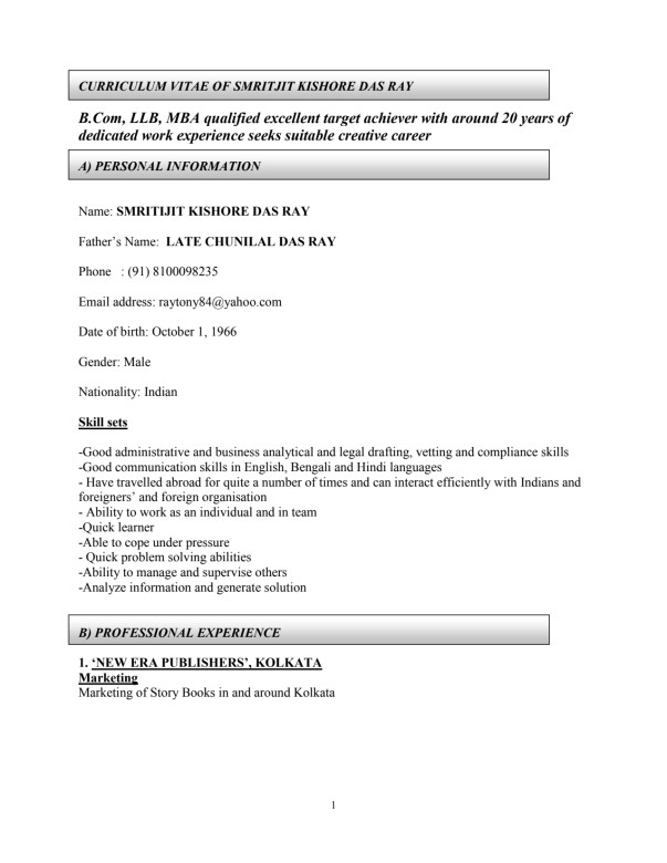 CV