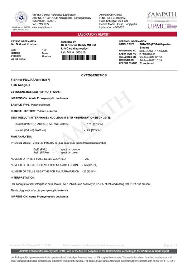 Medical Report