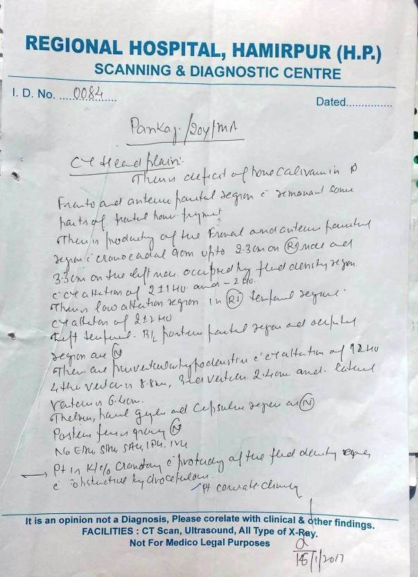 Other Medical Supportings- uploaded by Himachali Blood Donors'