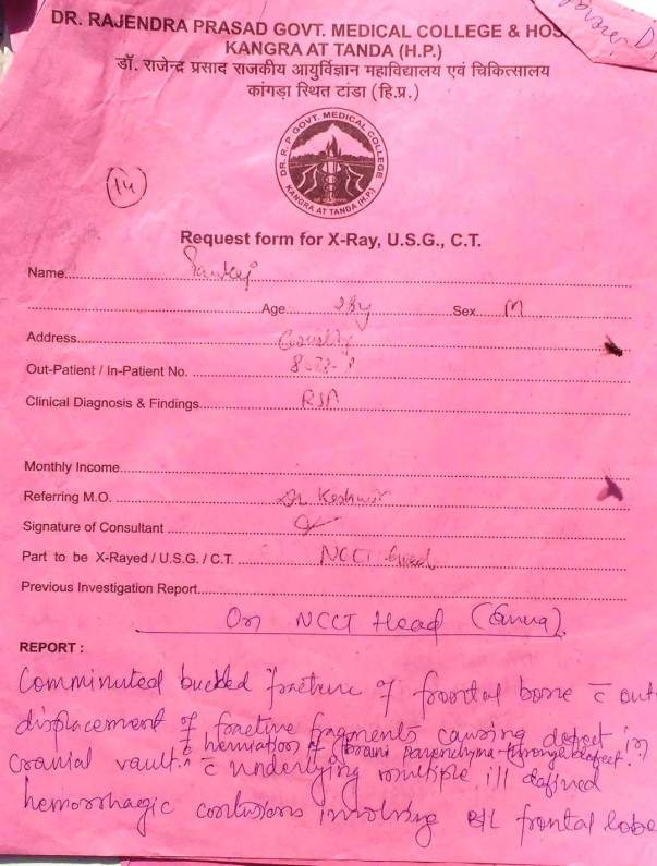 Other Medical Supportings- uploaded by Himachali Blood Donors'