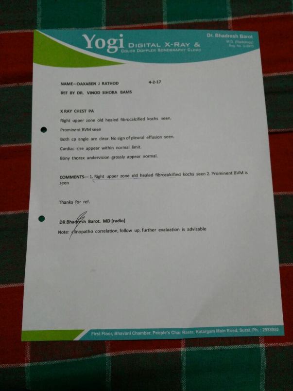 X-Ray Report