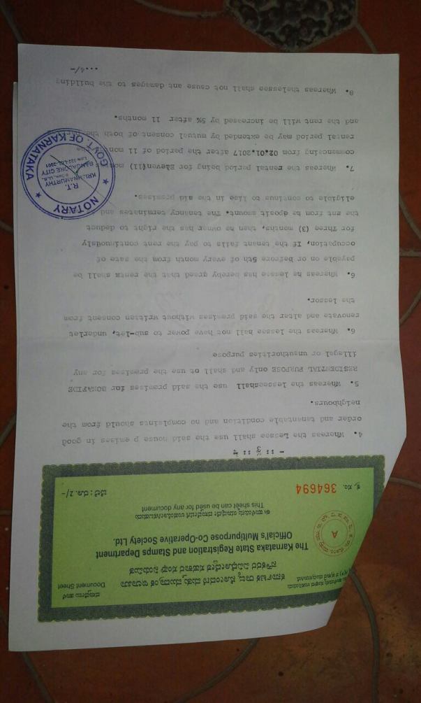 New house agreement