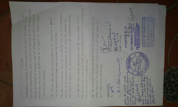 New house agreement