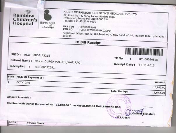 Medical Bill 2