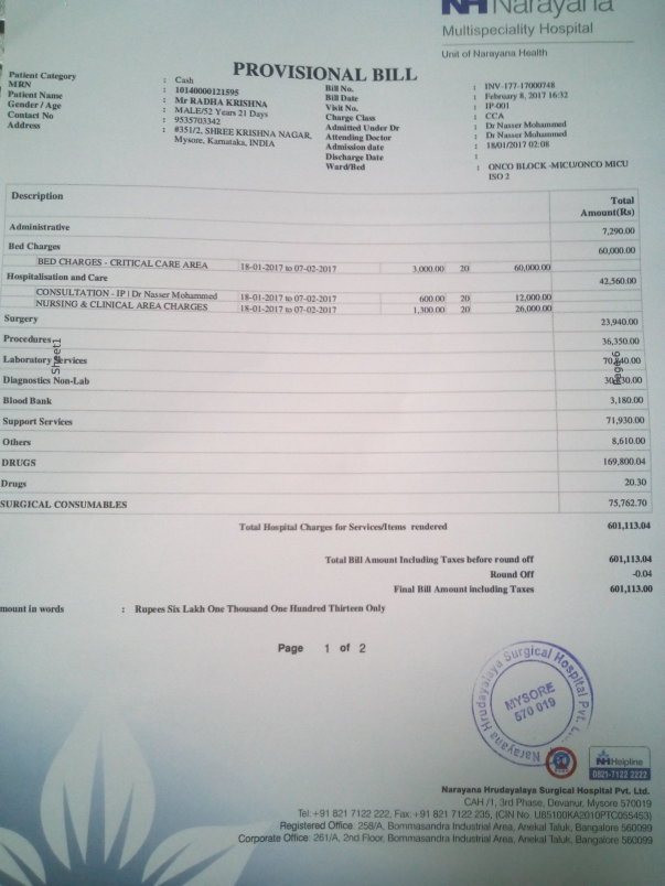 Medical Bills