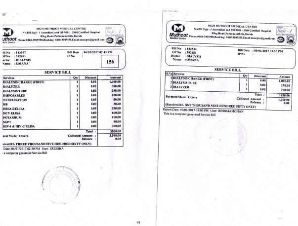 Dialysis Bill