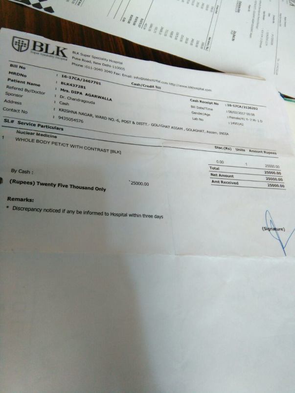 medical expenses in delhi