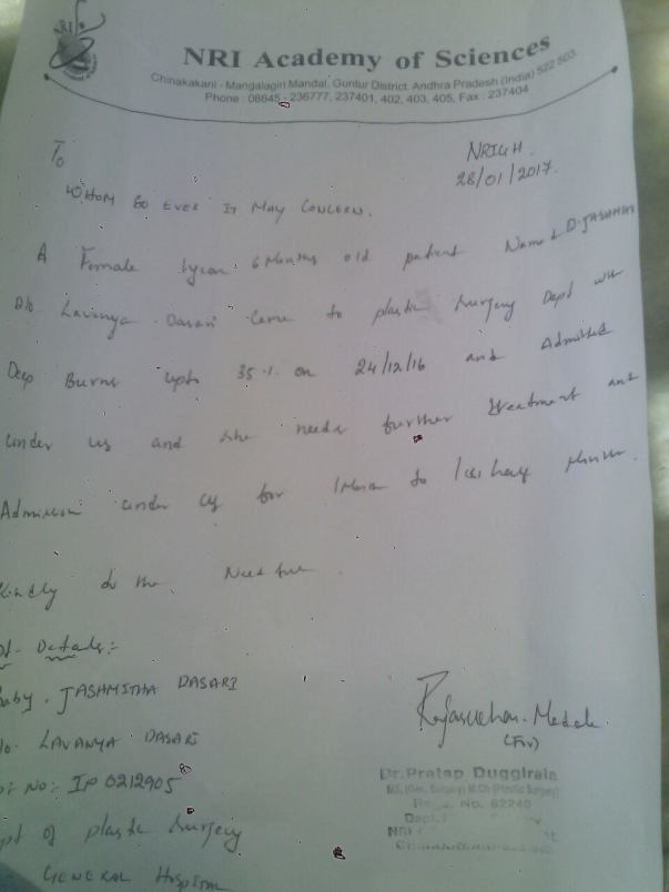 Doctor letter