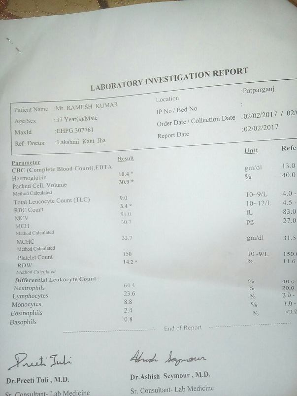 Lap report 1