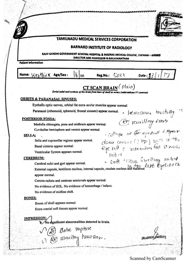 Karthik Medical Report pg 2