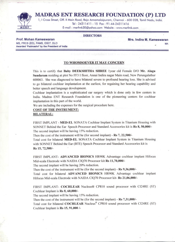 Estimate Document