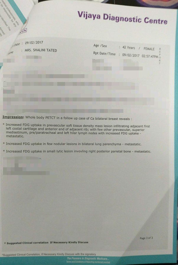 PET SCAN REPORT