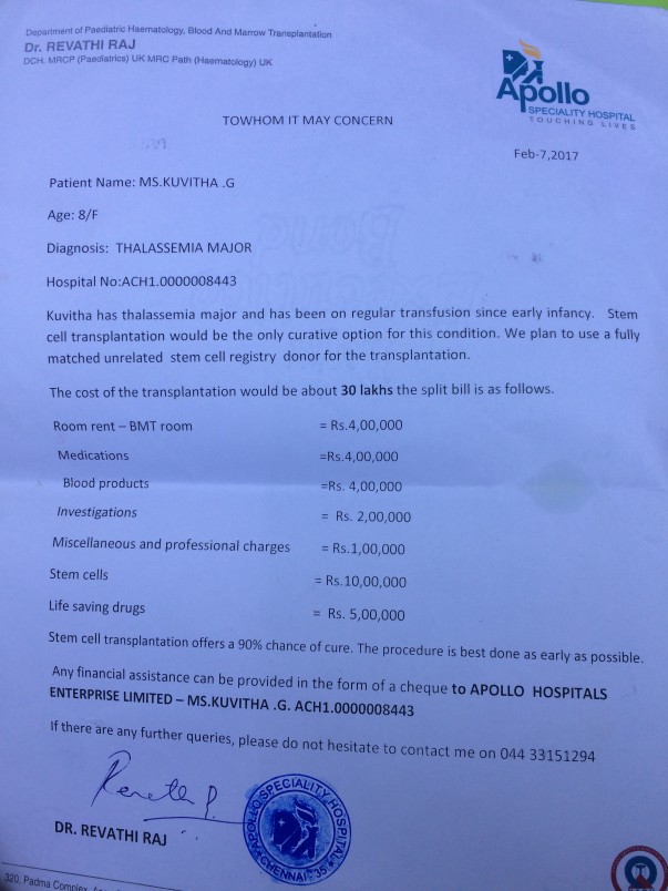 Letter from the doctor