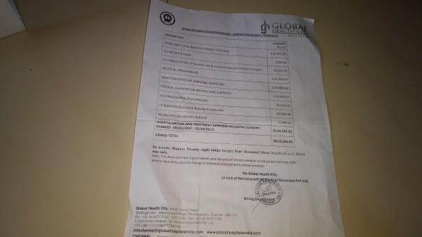 Treatment expenses