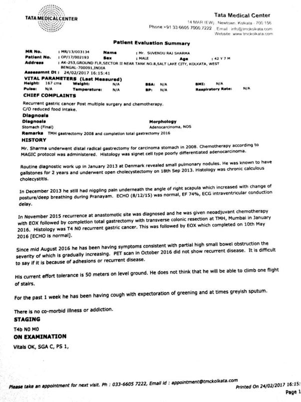 Medical summary