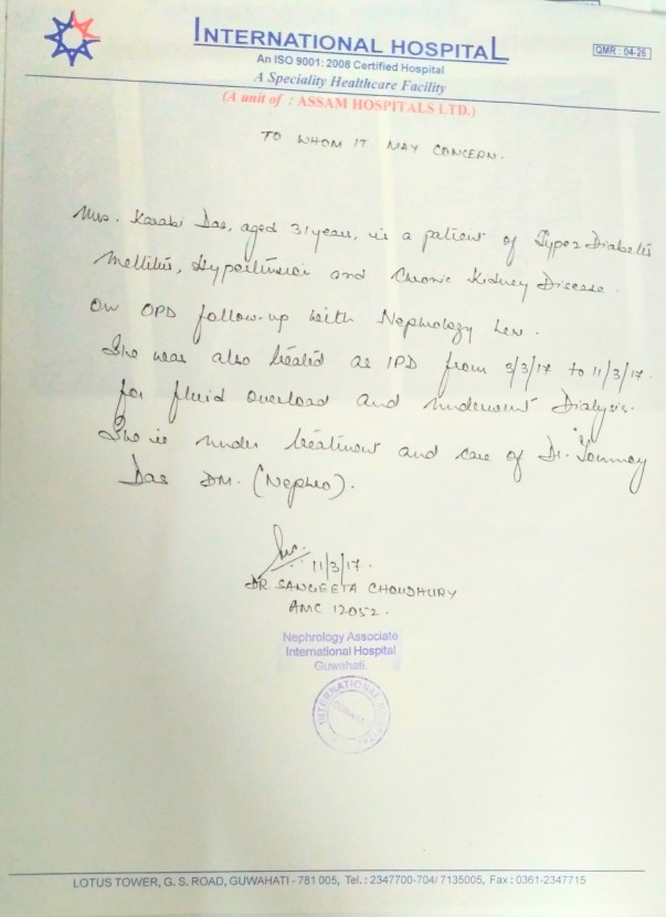 Medical Certificate