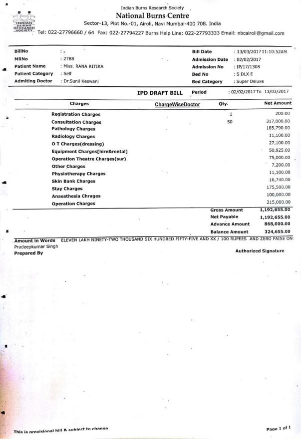 Medical expenses