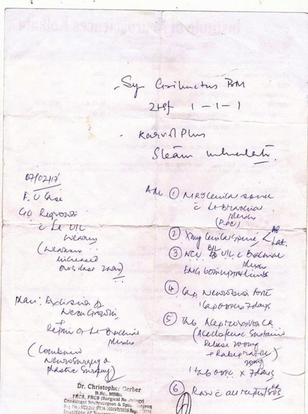 Doctor's prescription