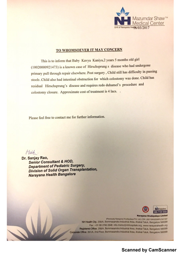 Estimation letter