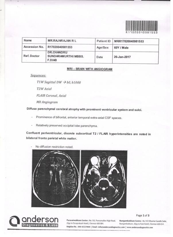 MRI Scan Report 1