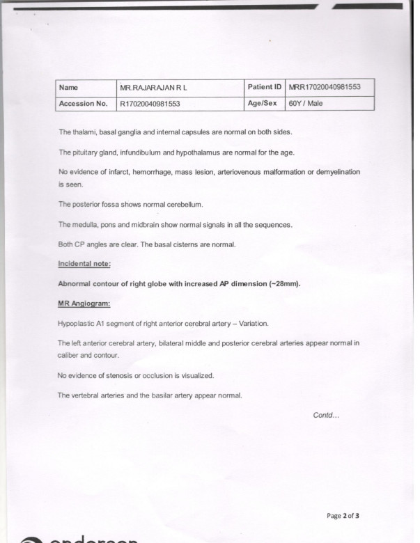 MRI Scan Report 2