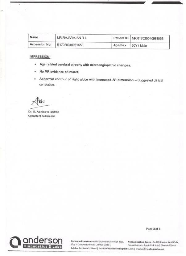 MRI Scan Report 3