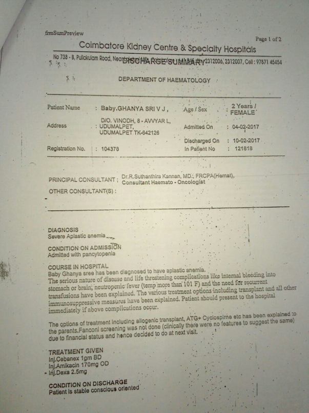 Diagnosis Report