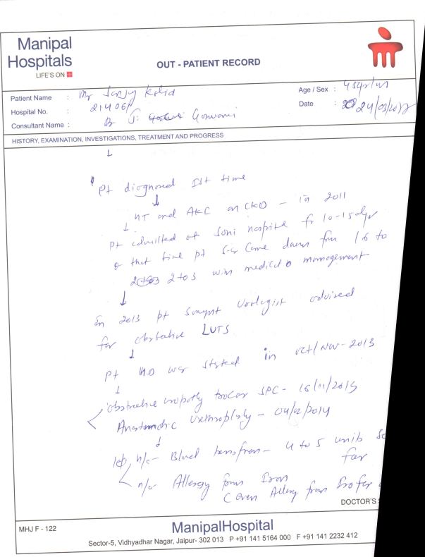 Doctors summary pg 1