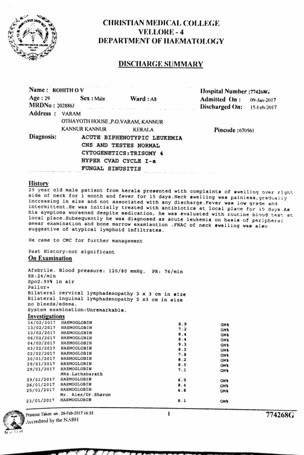 Discharge summary